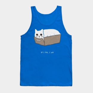 Tiny box (white caption) Tank Top